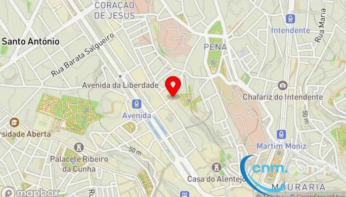 Mascarilha -  Mapa - Lisboa