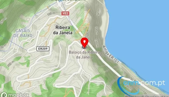 Miradouro Da Eira Da Achada -  Mapa - Ribeira Da Janela