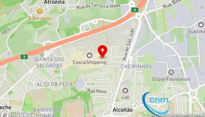 Mo -    Cascaishopping Mapa - Alcabideche