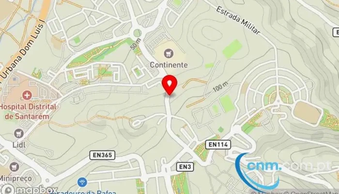 mapa de Nos Parceiro Autorizado Correios em Santarém