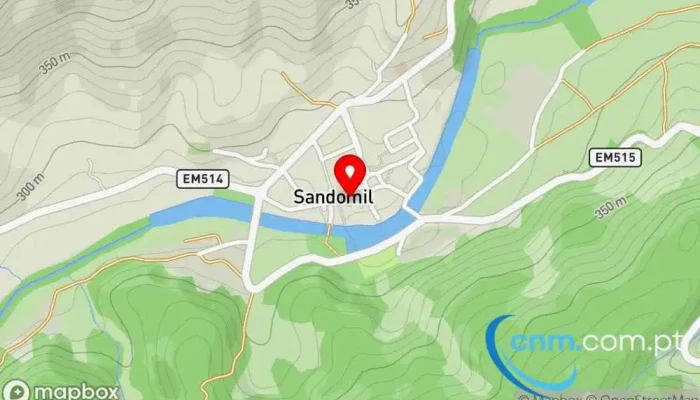 O Correio -  Mapa - Sandomil