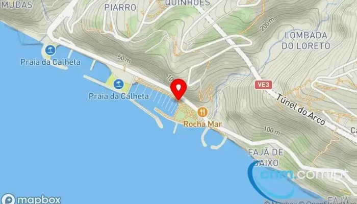 On Tales Whales And Dolphins Cruises -  Mapa - Calheta