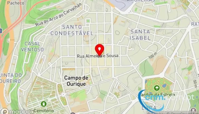 Os Patinhos -    Campo De Ourique Mapa - Lisboa
