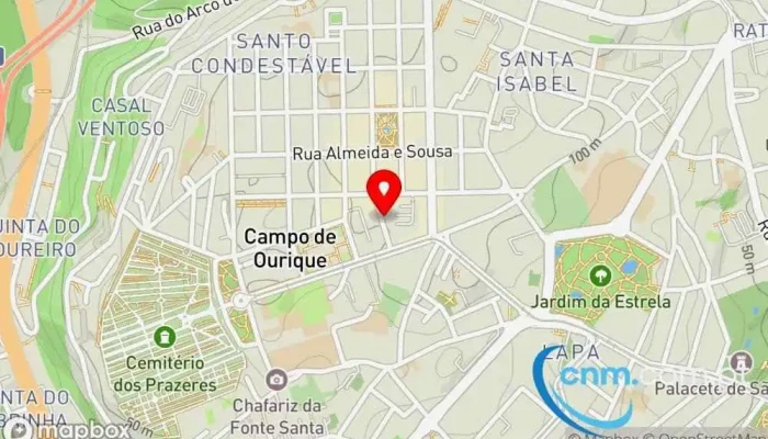 Pano Brancor Lisboa Campo De Ourique Mapa - Lisboa