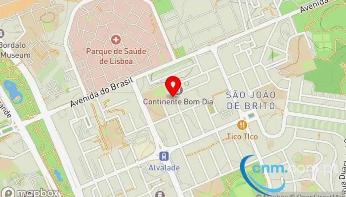 Partybite Alvalade Mapa - Lisboa