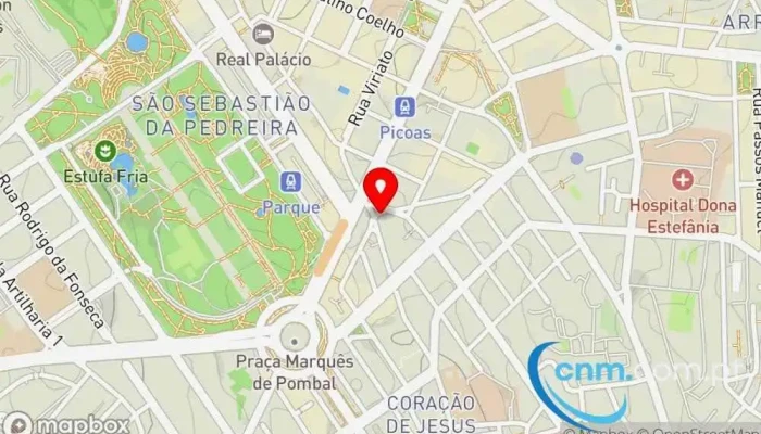 Partybite Picoas Mapa - Lisboa