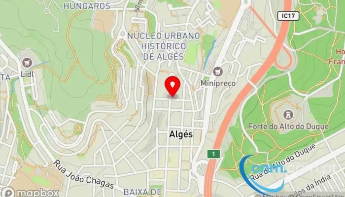 Peixinho Do Mar -  Mapa - Algés