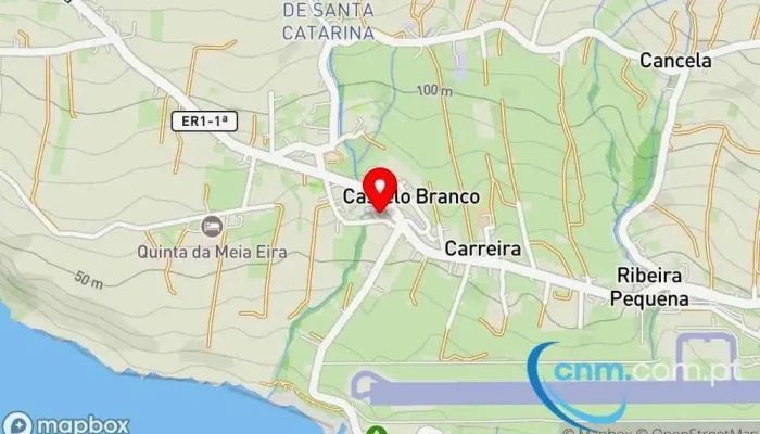 Petisca Aki -  Mapa - Castelo Branco