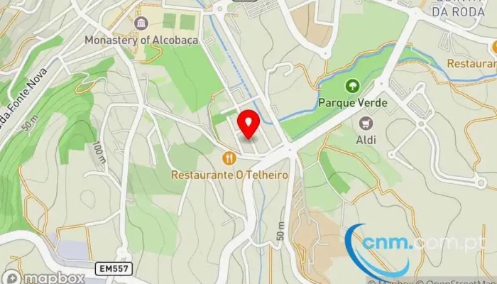 Pimpinha -  Mapa - Alcobaça