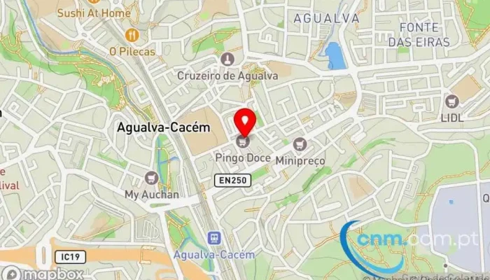 Pingo Doce Agualva -  Mapa - Agualva-cacém