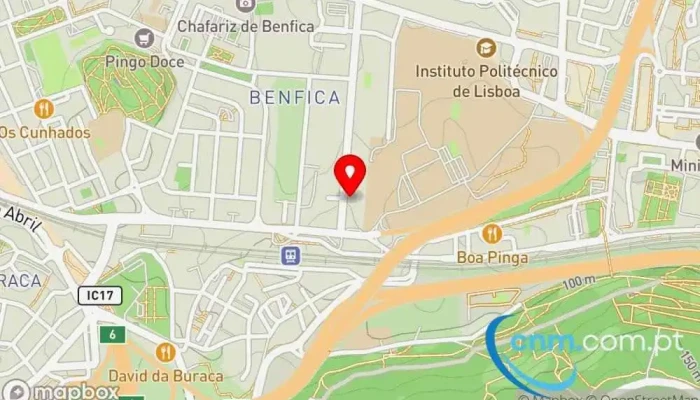 Pingo Doce Benfica -    Gomes Pereira Mapa - Lisboa