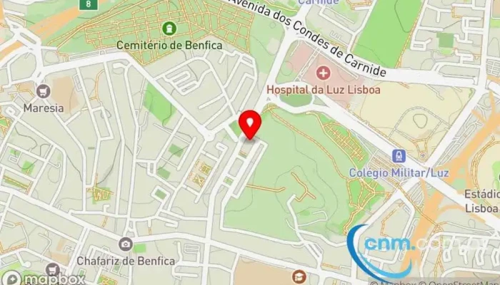 Pingo Doce Benfica -  Mapa - Lisboa