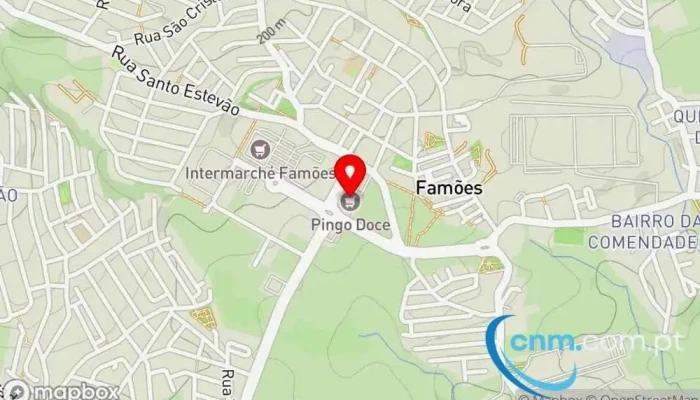 Pingo Doce Famoes Mapa - Famões