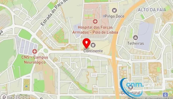 Pisamonas Telheiras -  Mapa - Lisboa