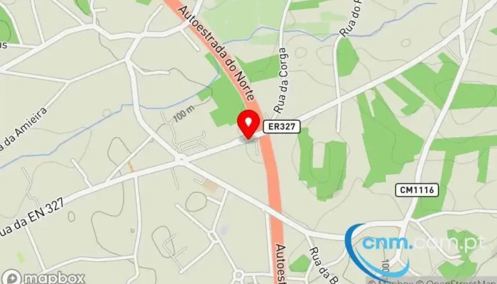 mapa de Ponto CTT Cabomonte (Souto) Correios em N 327 2932, N327 2932