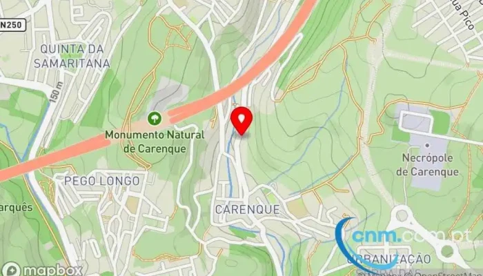 mapa de Ponto CTT Correios em Amadora