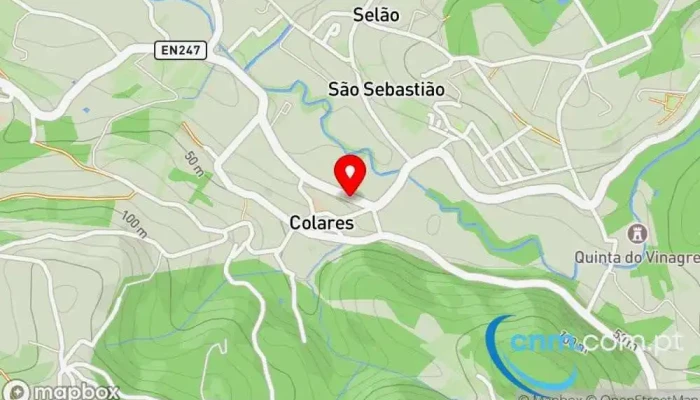 mapa de Ponto CTT Correios em Colares