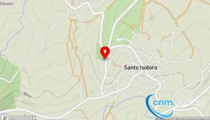 mapa de Ponto CTT Correios em Santo Isidoro