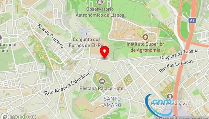mapa de Ponto CTT Correios em Lisboa