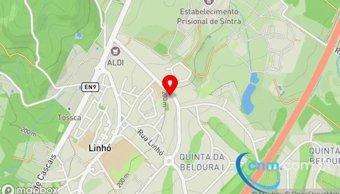 mapa de Ponto CTT Correios em Sintra