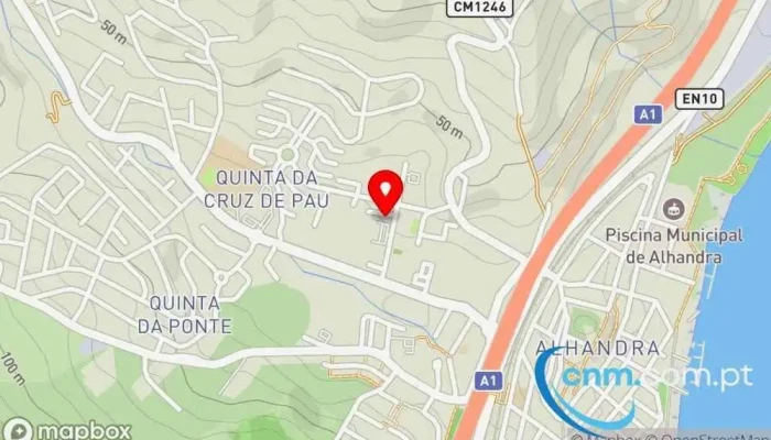 mapa de Ponto CTT Correios em São João dos Montes
