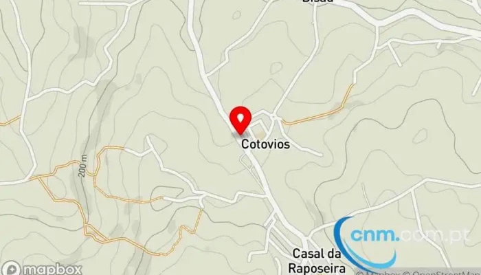 mapa de Ponto CTT Correios em São João dos Montes