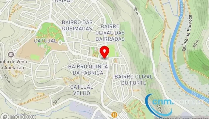 mapa de Ponto CTT Correios em Unhos