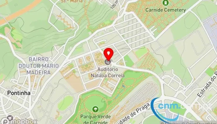 mapa de Ponto CTT Correios em Lisboa