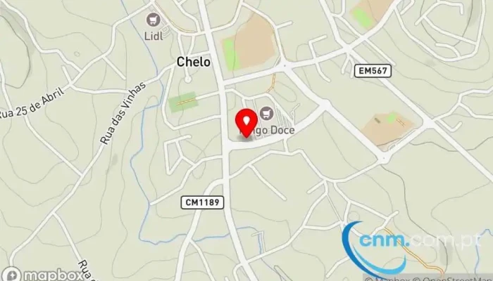 mapa de Ponto CTT Correios em Vila Verde