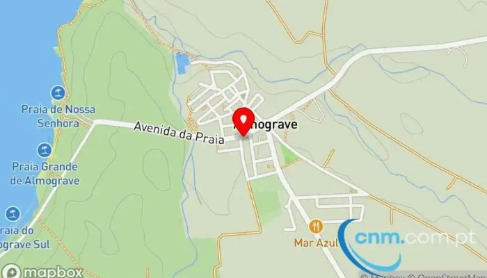 mapa de Ponto CTT Correios em Av. da Praia