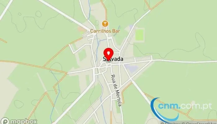 mapa de Ponto CTT Correios em Salvada