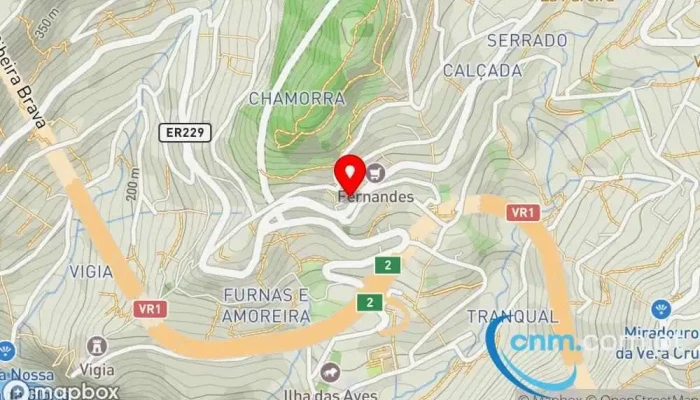 mapa de Ponto CTT Correios em Campanario