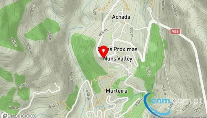 mapa de Ponto CTT Correios em Curral das Freiras