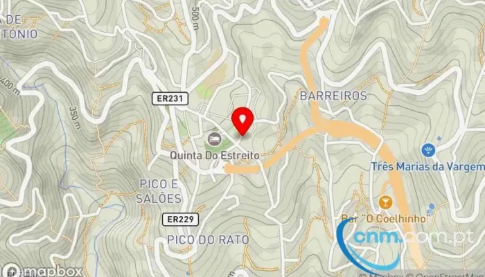 mapa de Ponto CTT Correios em Estreito de Câmara de Lobos