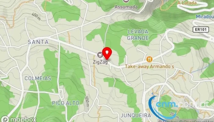 mapa de Ponto CTT Correios em Porto Moniz