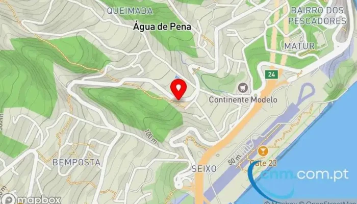 mapa de Ponto CTT Correios em Santa Cruz