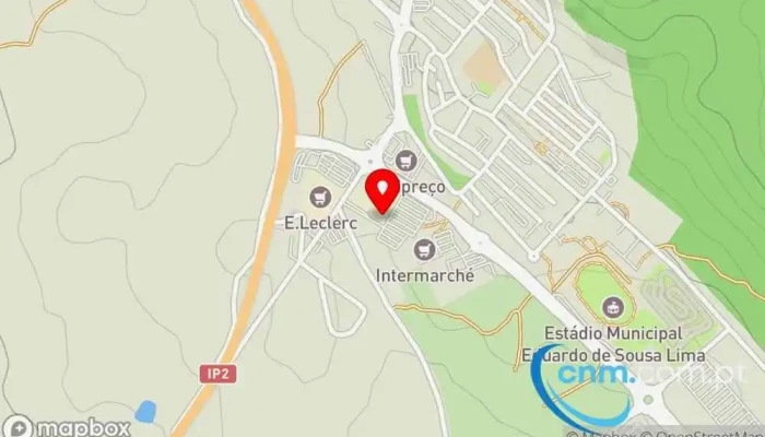 mapa de Ponto CTT Correios em Portalegre