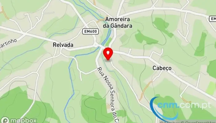 mapa de Ponto CTT Correios em Amoreira da Gândara