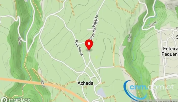 mapa de Ponto CTT Correios em Achada