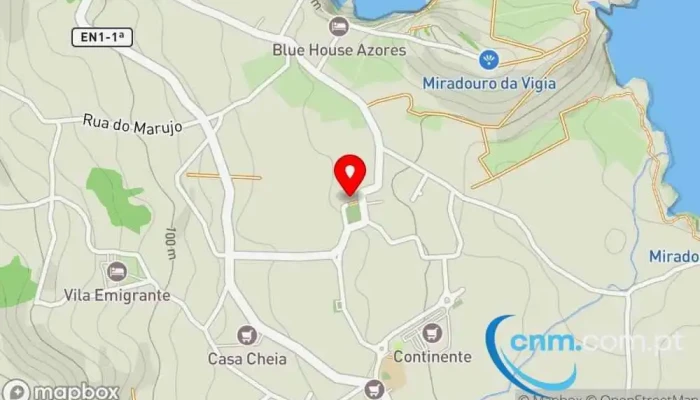 mapa de Ponto CTT Correios em Capelas