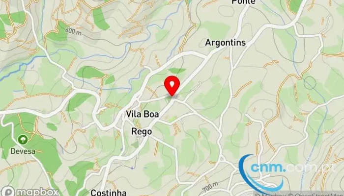 mapa de Ponto CTT Correios em Rego