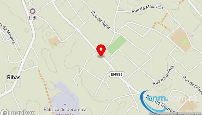 mapa de Ponto CTT Correios em Aveiro