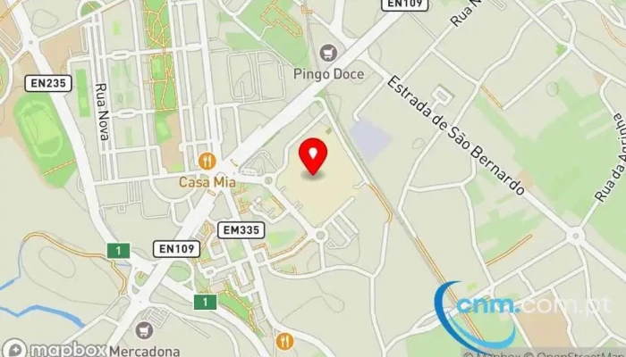 mapa de Ponto CTT Correios em Aveiro