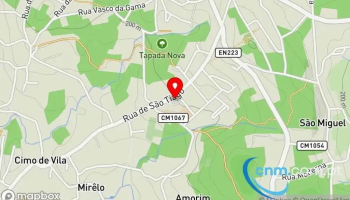 mapa de Ponto CTT Correios em Lobão