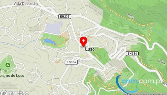 mapa de Ponto CTT Correios em Luso