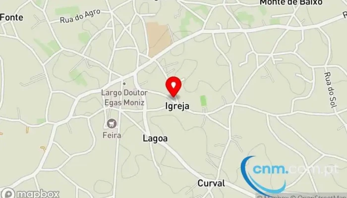 mapa de Ponto CTT Correios em Pardilhó