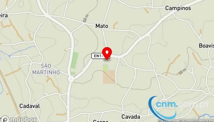 mapa de Ponto CTT Correios em Salreu