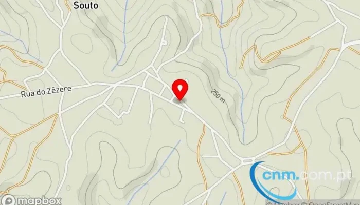 mapa de Ponto CTT Correios em Souto