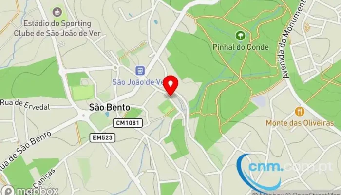 mapa de Ponto CTT Correios em R. da Estação 500