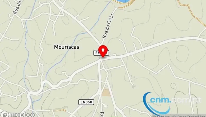 mapa de Ponto CTT Correios em Abrantes